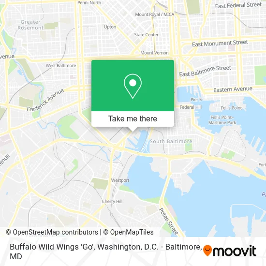 Buffalo Wild Wings 'Go' map