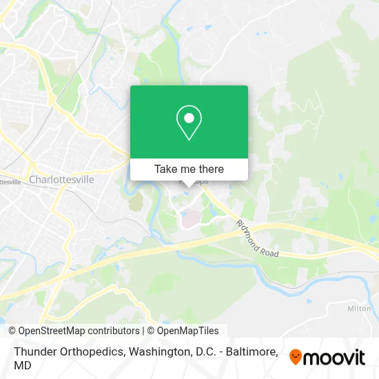 Thunder Orthopedics map