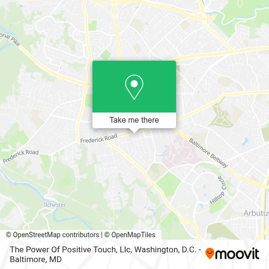 The Power Of Positive Touch, Llc map