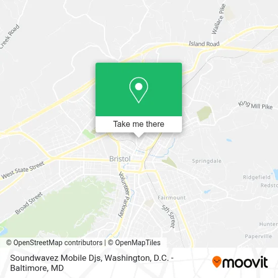 Soundwavez Mobile Djs map