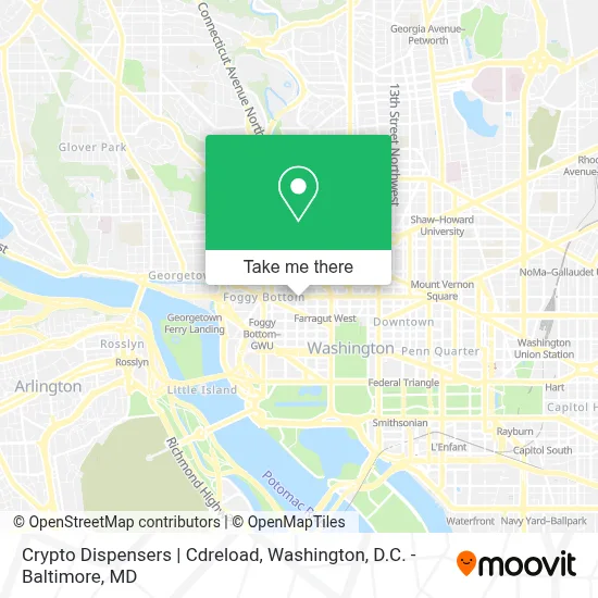 Crypto Dispensers | Cdreload map