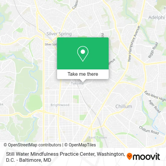 Still Water Mindfulness Practice Center map