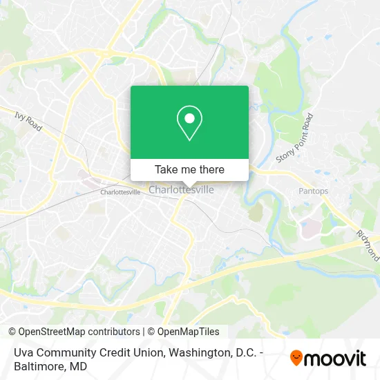 Uva Community Credit Union map