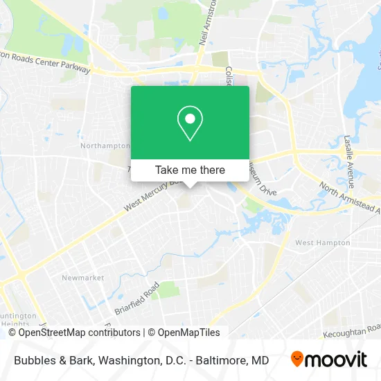 Bubbles & Bark map