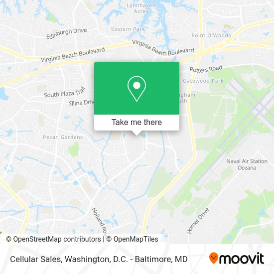 Cellular Sales map