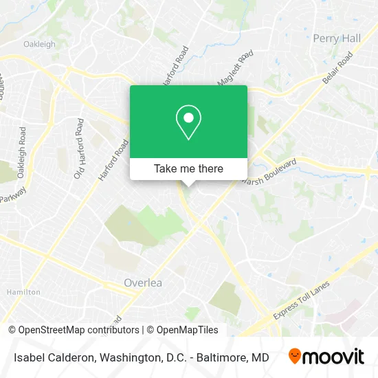 Isabel Calderon map