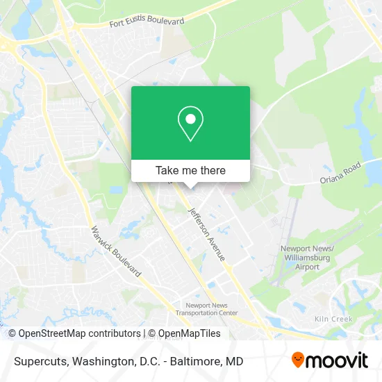 Supercuts map