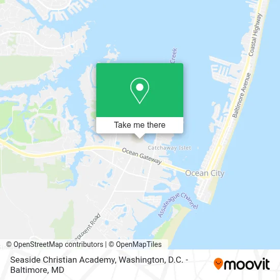 Seaside Christian Academy map