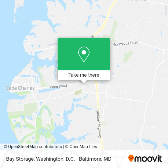 Bay Storage map