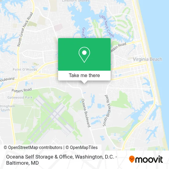 Oceana Self Storage & Office map