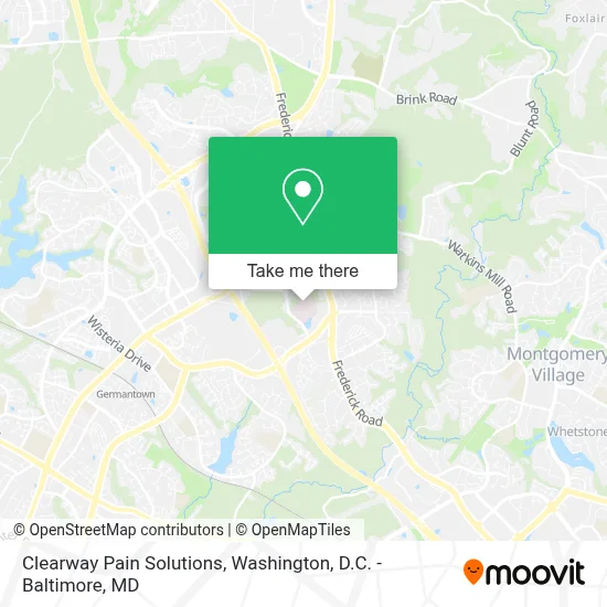Clearway Pain Solutions map