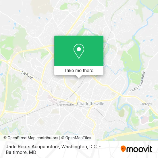 Jade Roots Acupuncture map