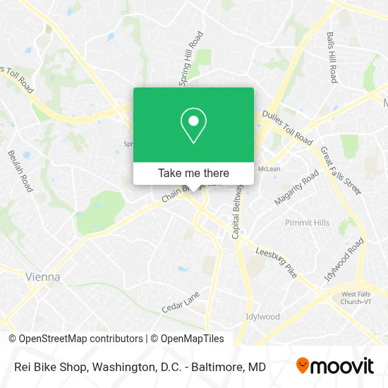 Rei Bike Shop map