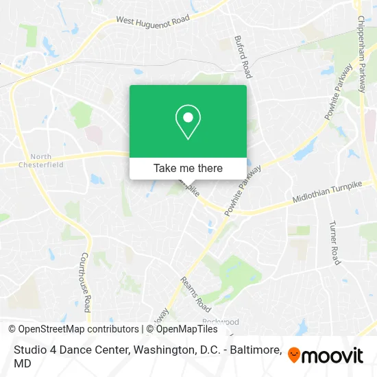 Studio 4 Dance Center map