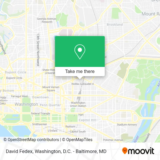 David Fedex map