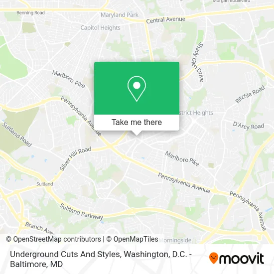 Underground Cuts And Styles map