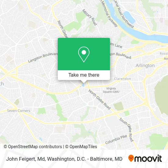 John Feigert, Md map