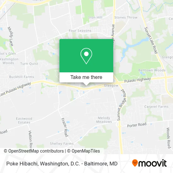 Poke Hibachi map