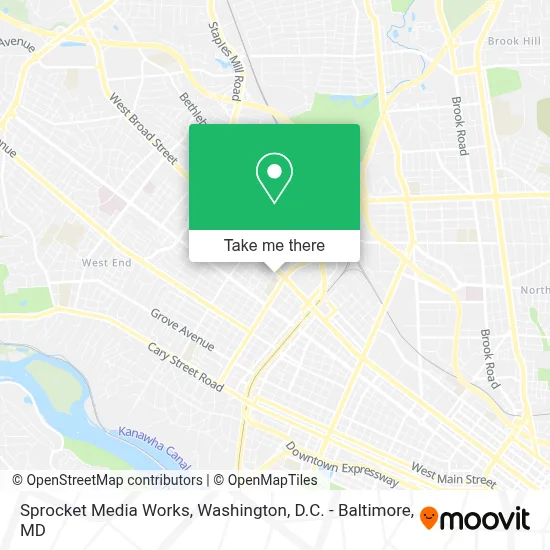 Sprocket Media Works map