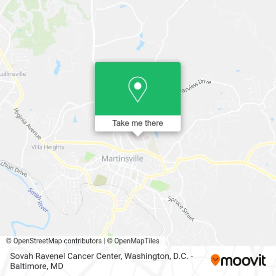 Sovah Ravenel Cancer Center map