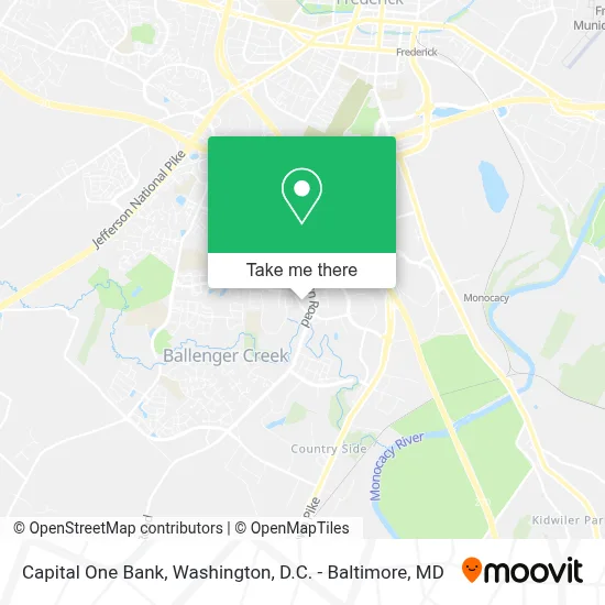 Capital One Bank map