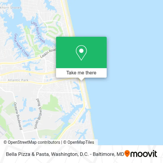 Bella Pizza & Pasta map