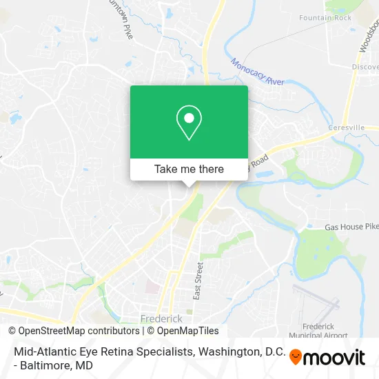 Mid-Atlantic Eye Retina Specialists map