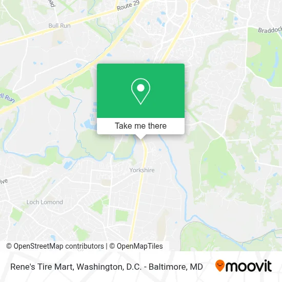 Rene's Tire Mart map