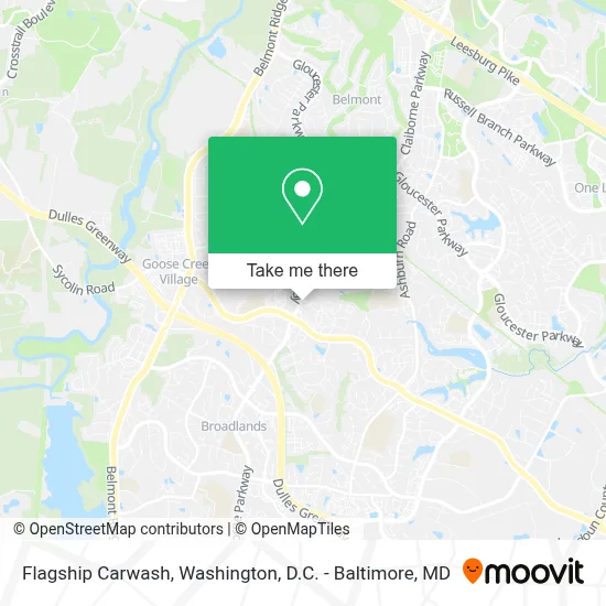 Flagship Carwash map