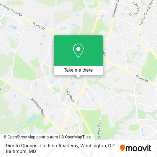 Dimitri Chrisos Jiu Jitsu Academy map