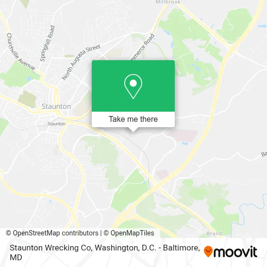 Staunton Wrecking Co map