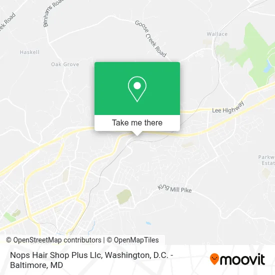 Nops Hair Shop Plus Llc map