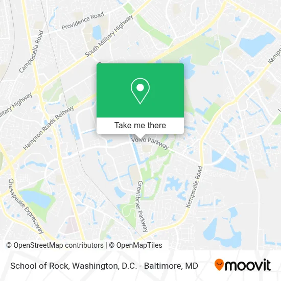 School Of Rock map