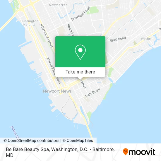 Be Bare Beauty Spa map