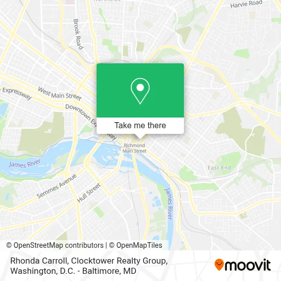 Rhonda Carroll, Clocktower Realty Group map