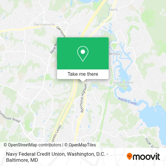 Navy Federal Credit Union map
