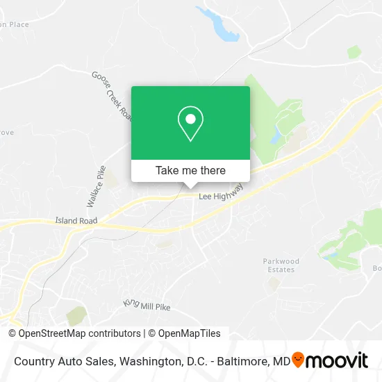 Country Auto Sales map