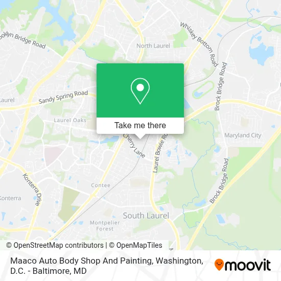 Maaco Auto Body Shop And Painting map