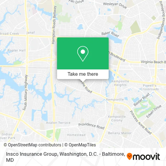 Insco Insurance Group map