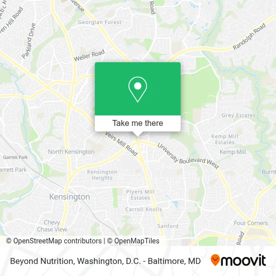 Beyond Nutrition map