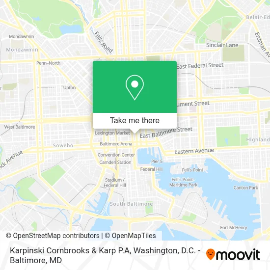 Karpinski Cornbrooks & Karp P.A map