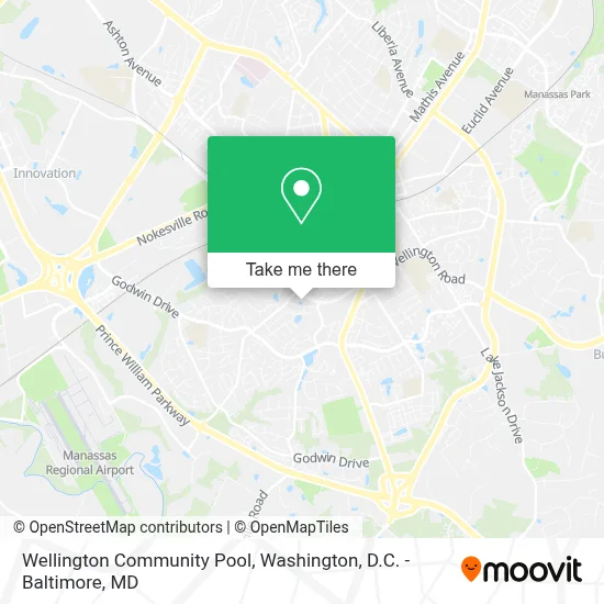 Wellington Community Pool map