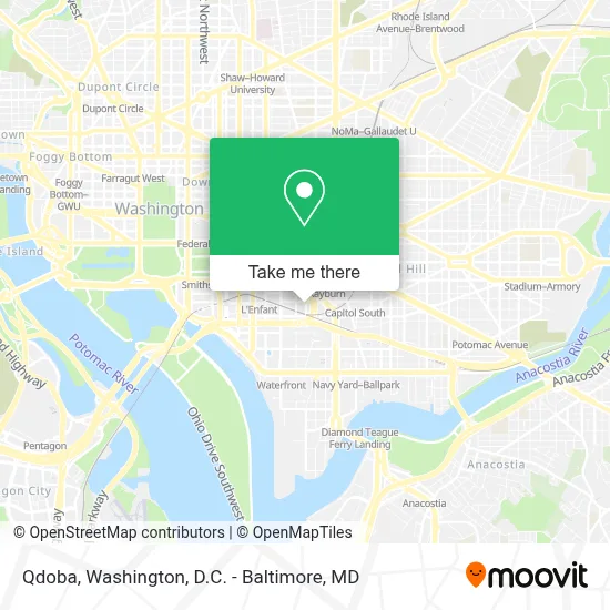Qdoba map