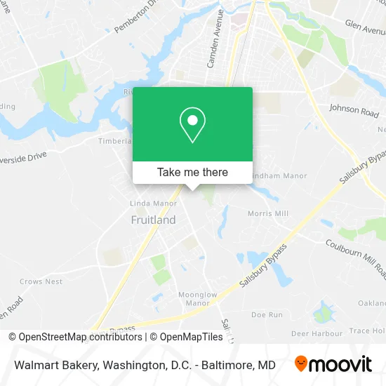 Walmart Bakery map