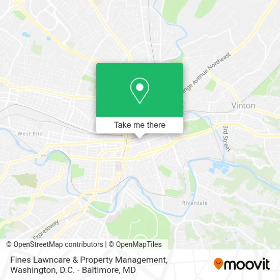 Fines Lawncare & Property Management map