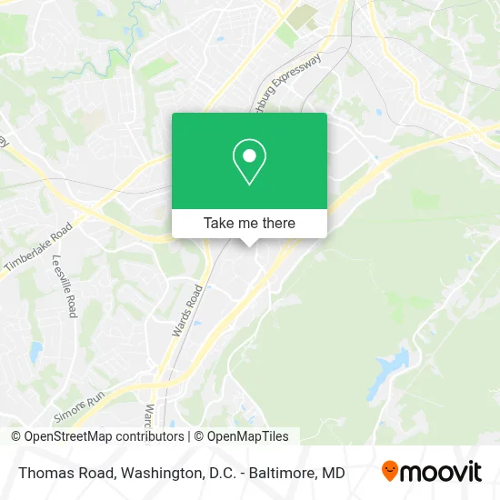 Thomas Road map