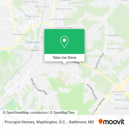 Procopio Homes map