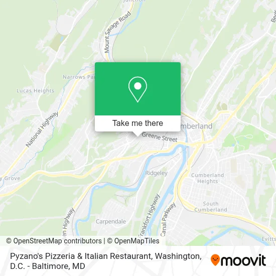 Pyzano's Pizzeria & Italian Restaurant map