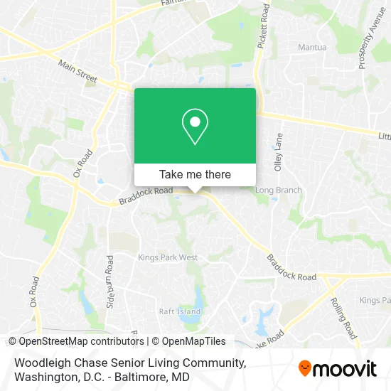 Woodleigh Chase Senior Living Community map