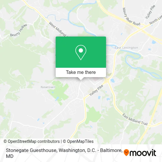 Stonegate Guesthouse map